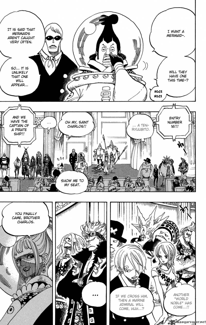 One Piece Chapter 502 page 3 - Chapter 502: The Incident of the Celestial Dragons