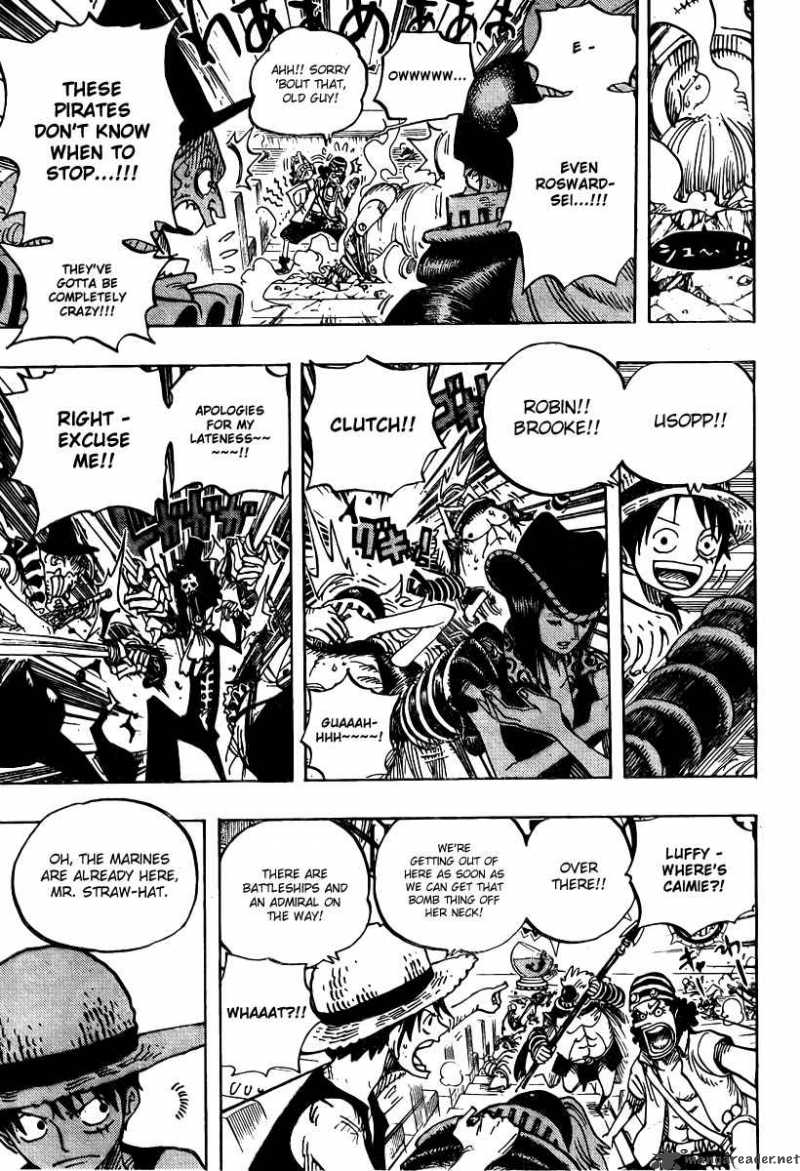 One Piece Chapter 503 page 12 - Chapter 503: Aggravated Island