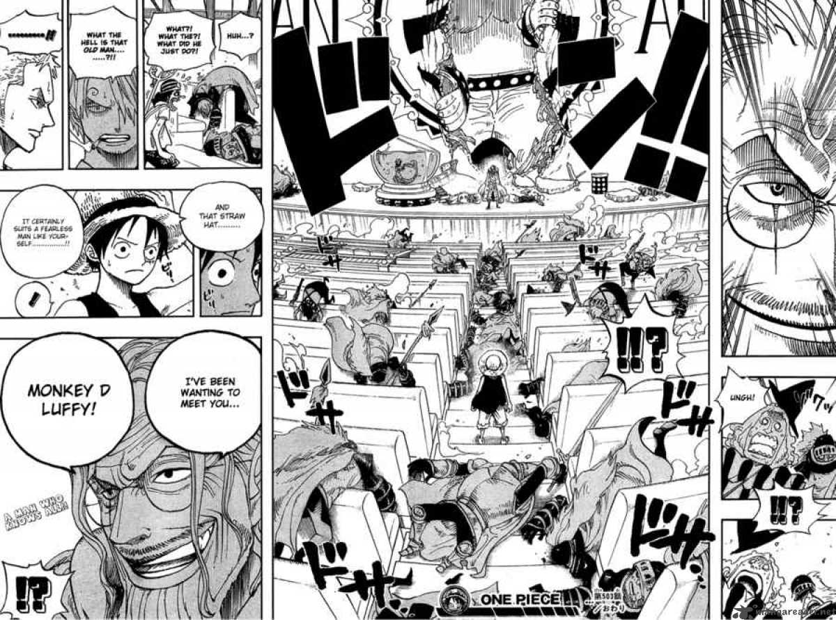 One Piece Chapter 503 page 17 - Chapter 503: Aggravated Island