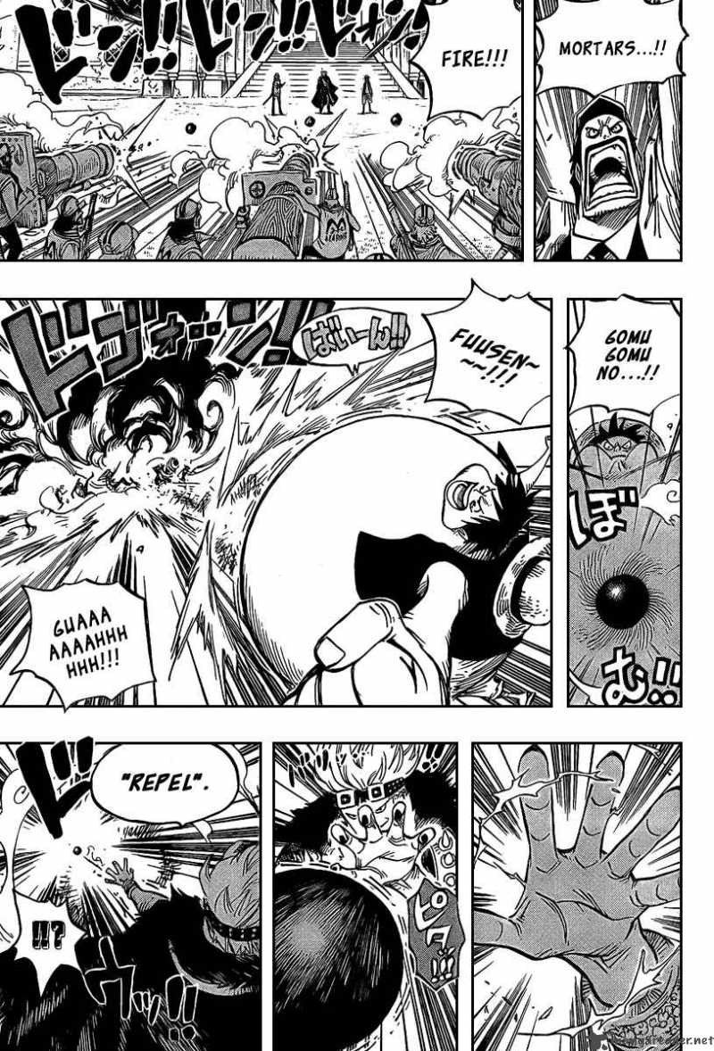 One Piece Chapter 504 page 17 - Chapter 504: Pirate Front Line on the Move!!