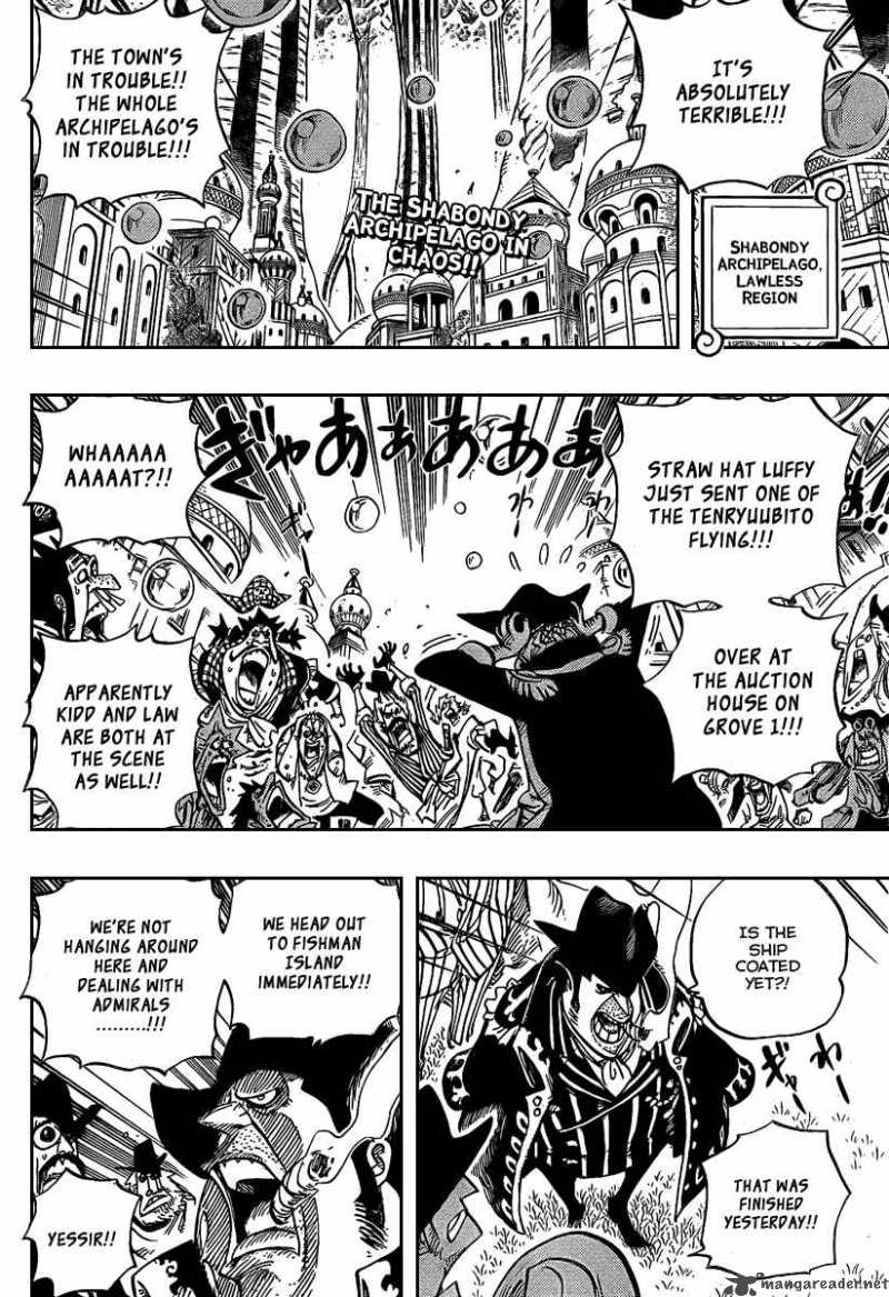 One Piece Chapter 504 page 2 - Chapter 504: Pirate Front Line on the Move!!