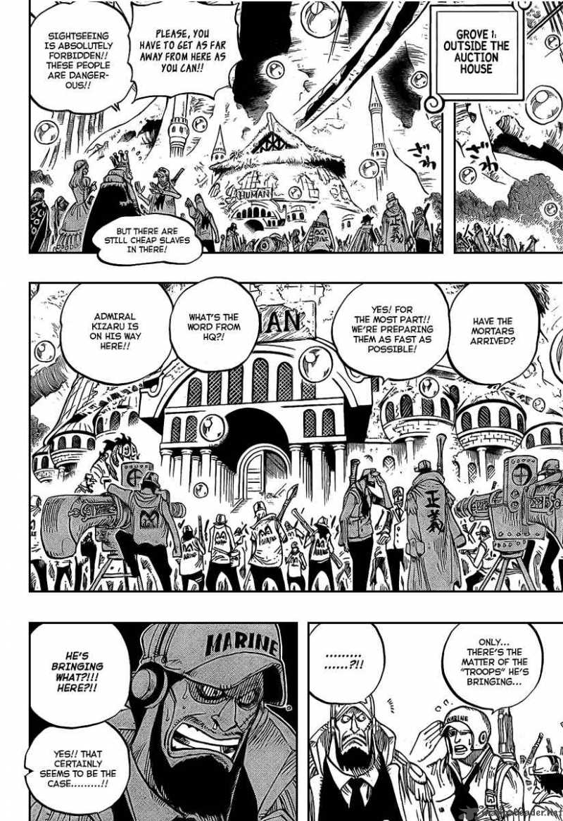 One Piece Chapter 504 page 8 - Chapter 504: Pirate Front Line on the Move!!