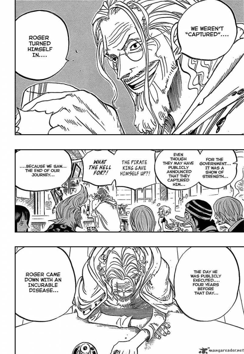 One Piece Chapter 506 page 10 - Chapter 506: Roger and Rayleigh