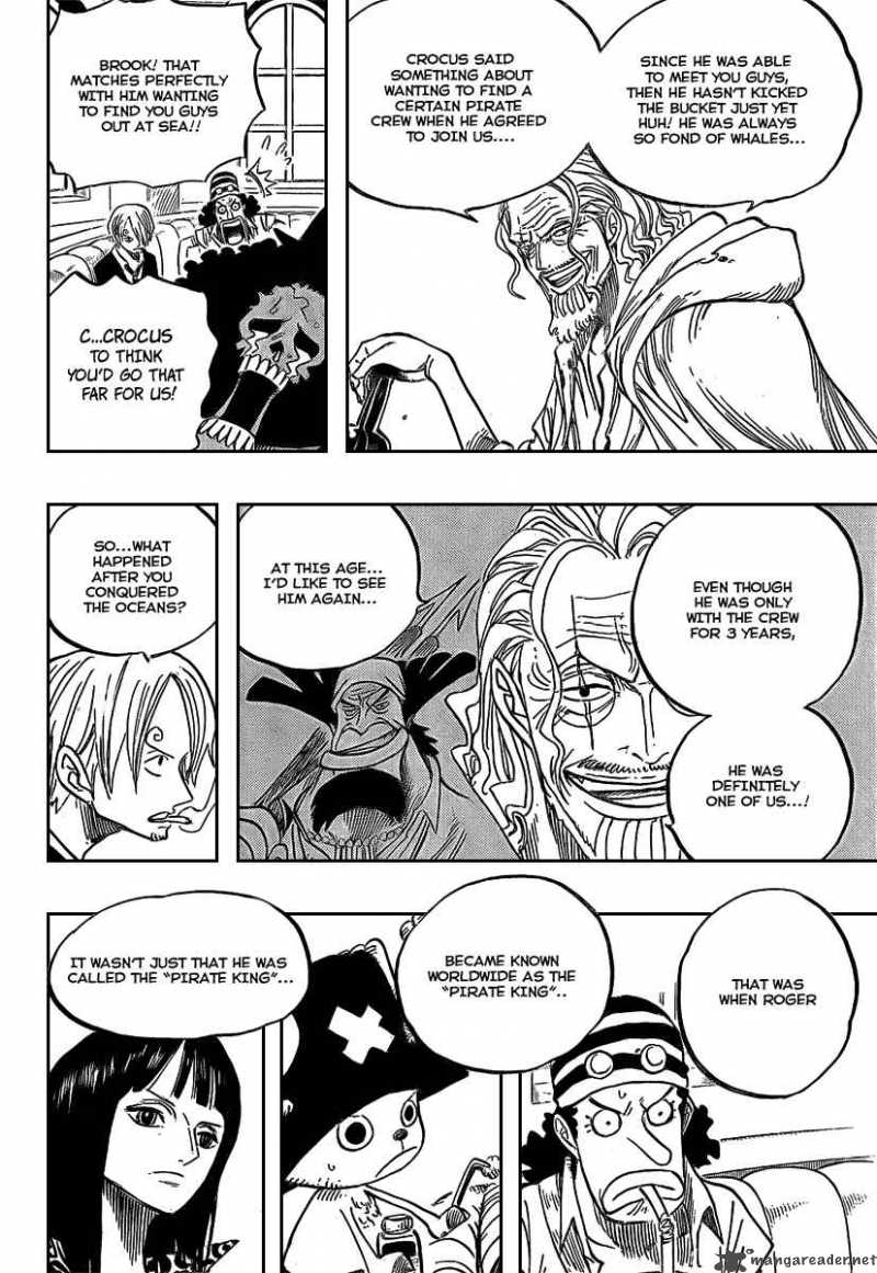 One Piece Chapter 506 page 12 - Chapter 506: Roger and Rayleigh