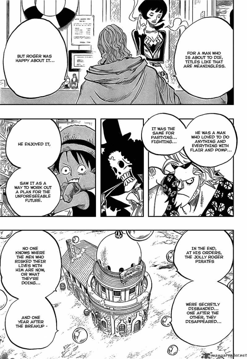 One Piece Chapter 506 page 13 - Chapter 506: Roger and Rayleigh