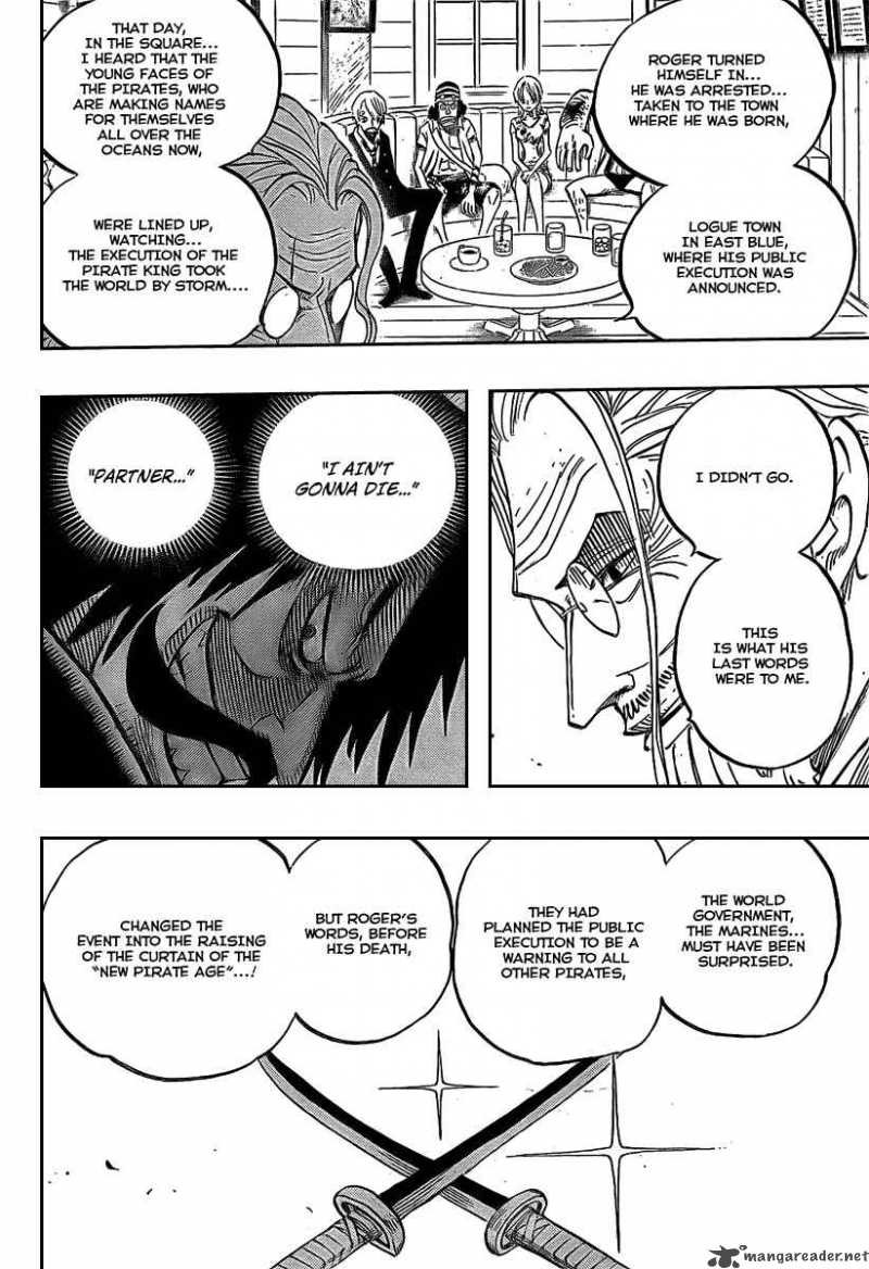 One Piece Chapter 506 page 14 - Chapter 506: Roger and Rayleigh