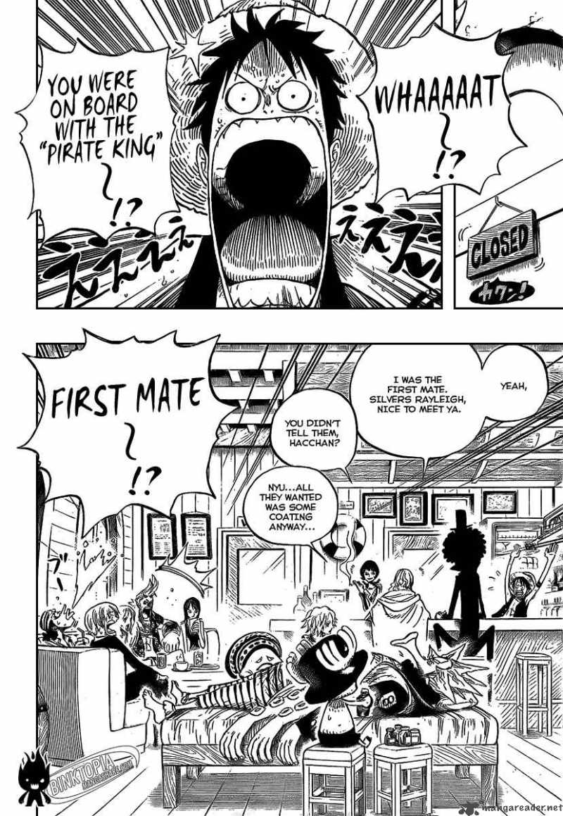 One Piece Chapter 506 page 8 - Chapter 506: Roger and Rayleigh