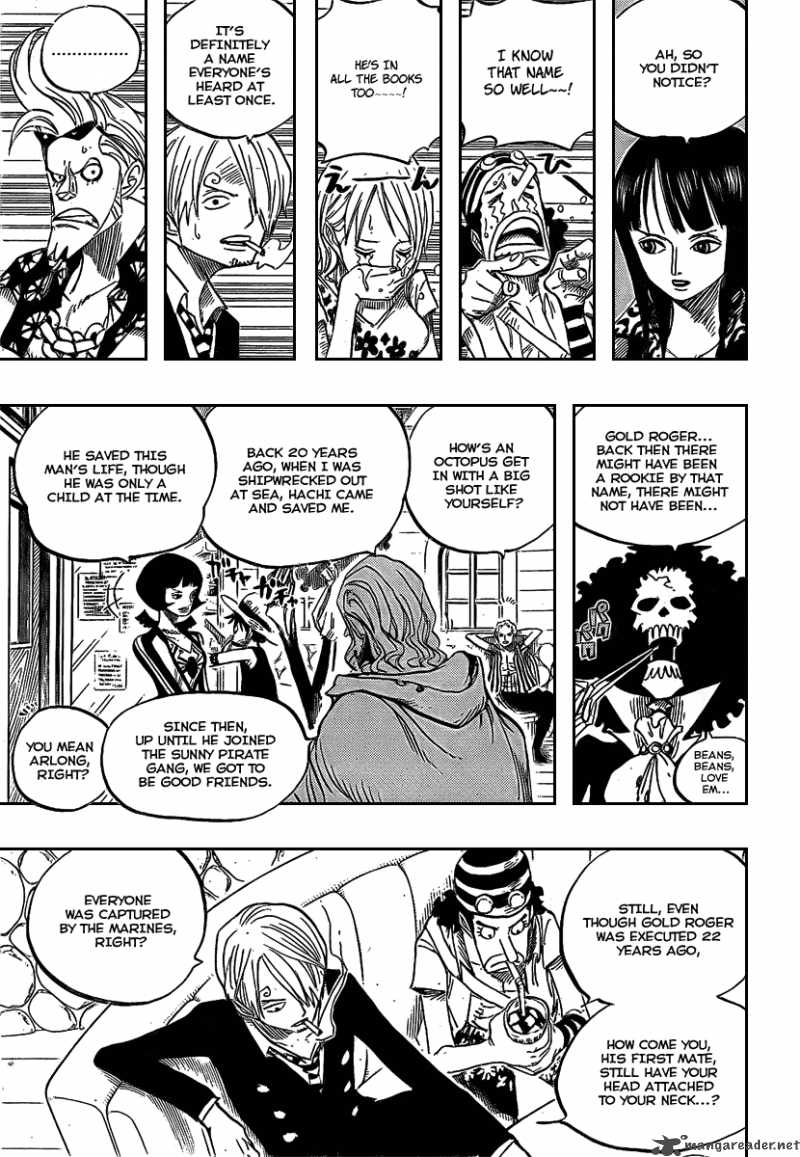 One Piece Chapter 506 page 9 - Chapter 506: Roger and Rayleigh