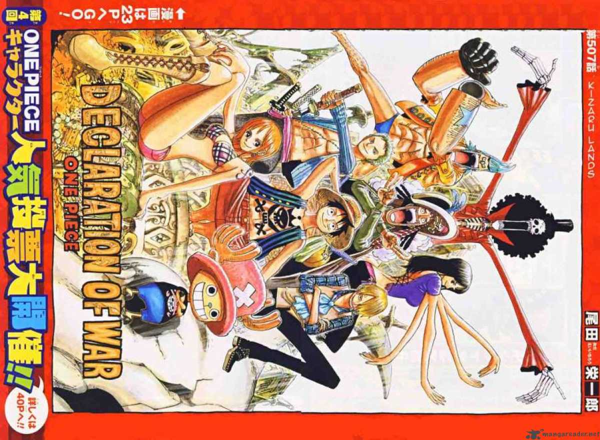 One Piece Chapter 507 page 1 - Chapter 507: Kizaru Arrives