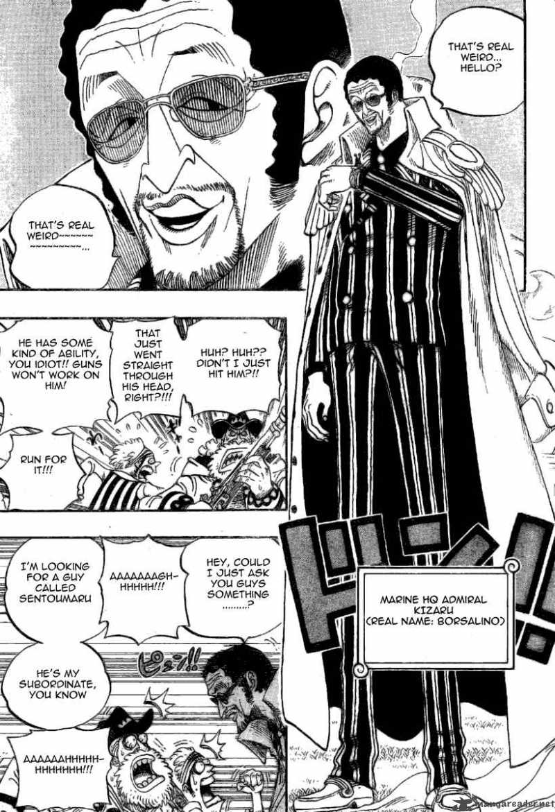 One Piece Chapter 507 page 14 - Chapter 507: Kizaru Arrives