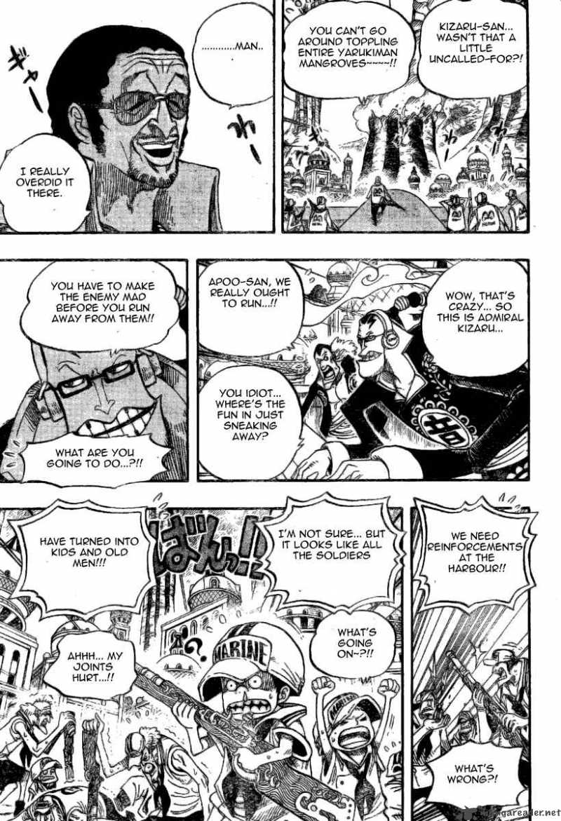 One Piece Chapter 507 page 16 - Chapter 507: Kizaru Arrives