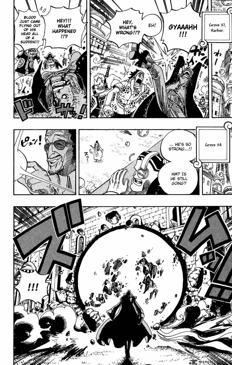 One Piece Chapter 508 page 10 - Chapter 508: Island of Carnage