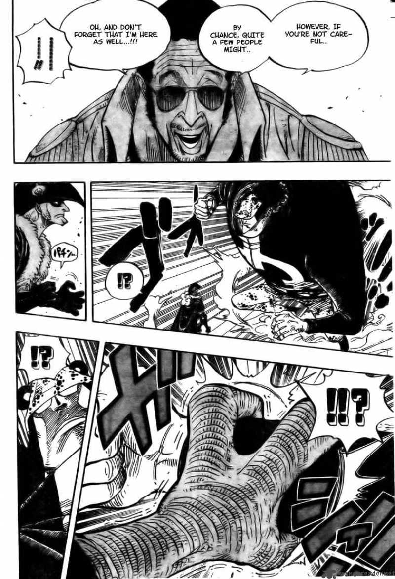 One Piece Chapter 509 page 10 - Chapter 509: Kizaru vs. Four Captains