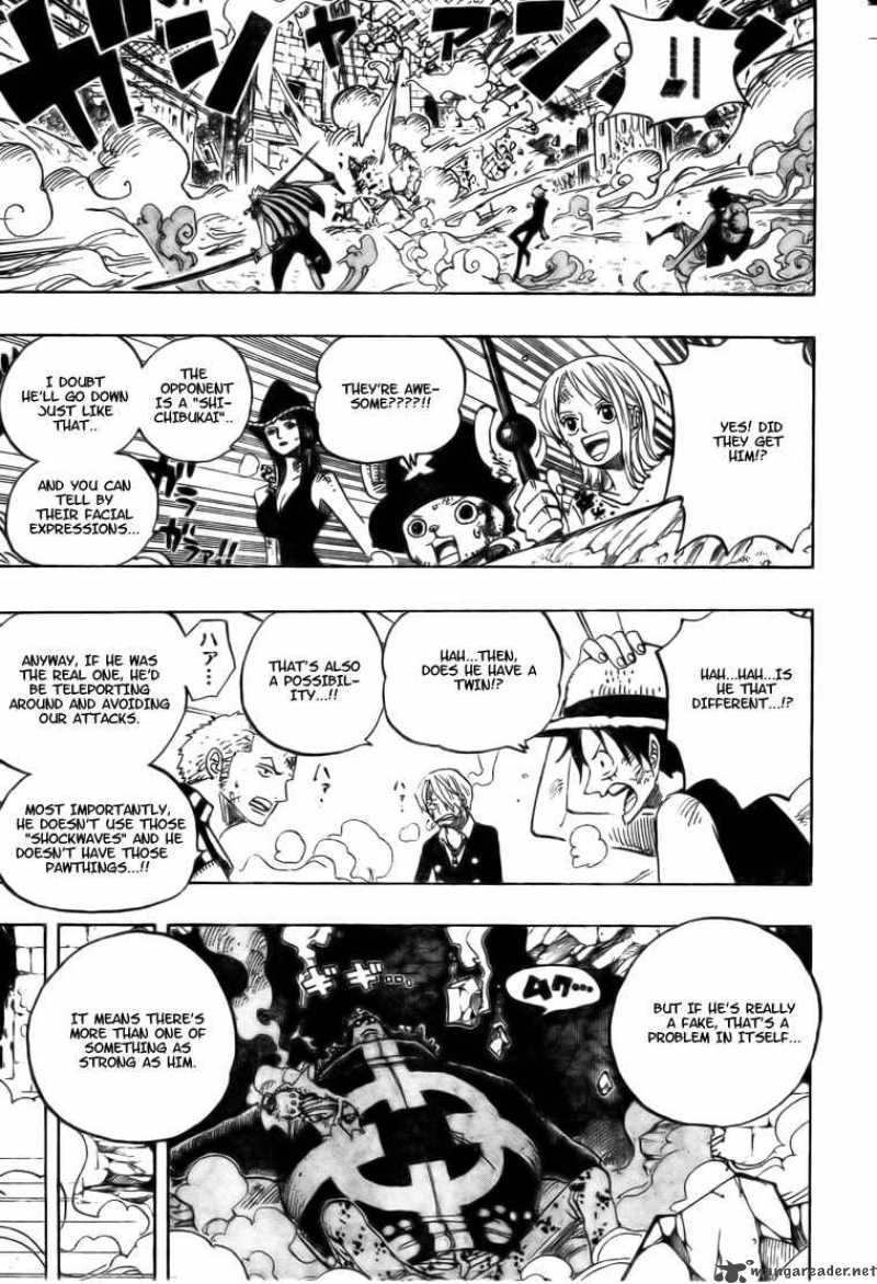 One Piece Chapter 509 page 5 - Chapter 509: Kizaru vs. Four Captains