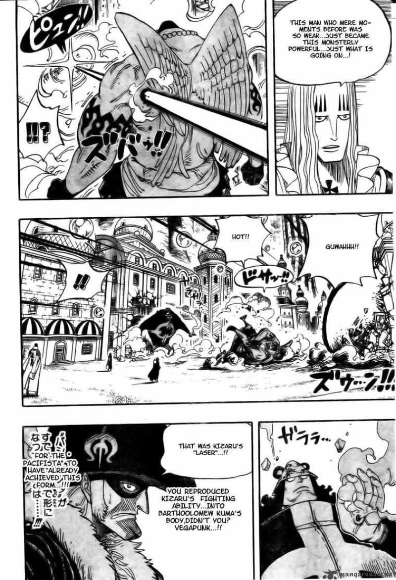 One Piece Chapter 509 page 8 - Chapter 509: Kizaru vs. Four Captains