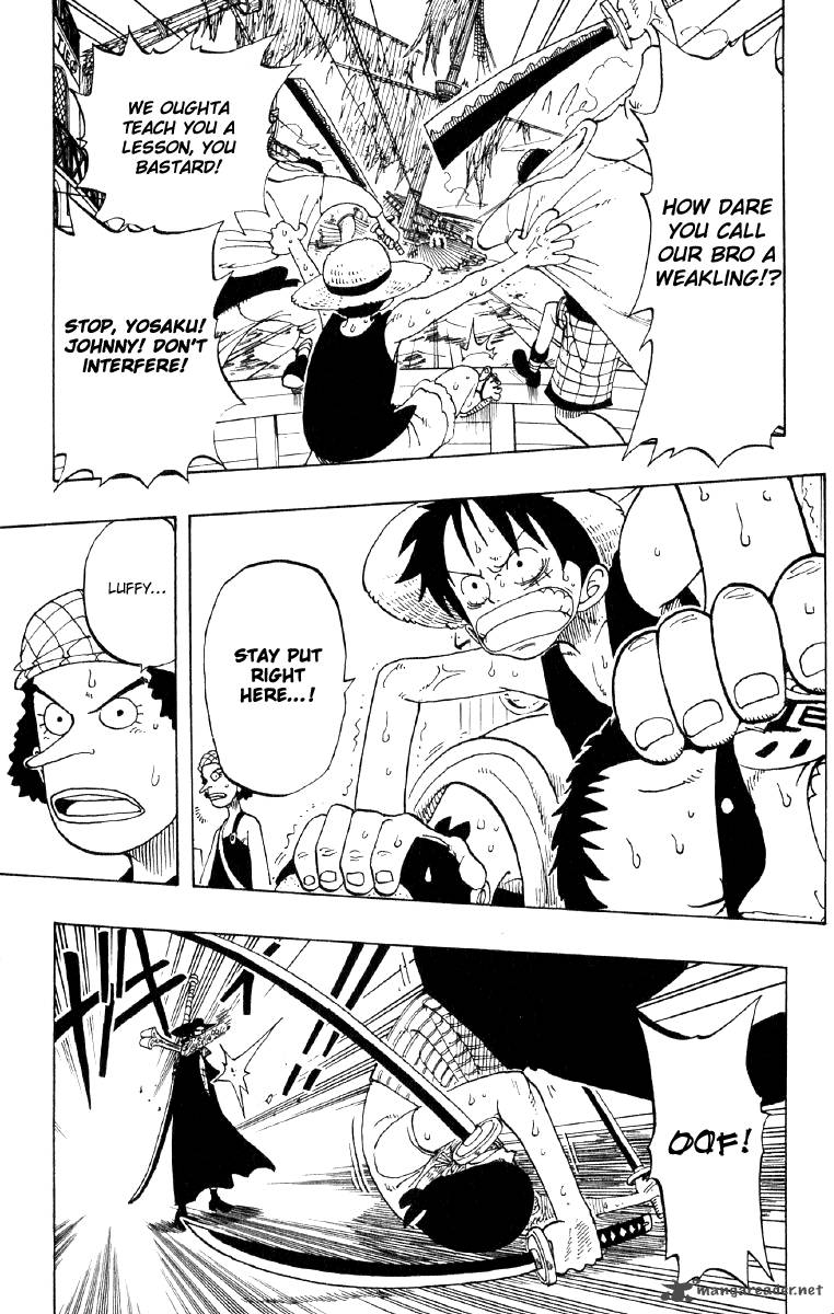 One Piece Chapter 51 page 11 - Chapter 51: Roronoa Zoro Falls Into the Sea