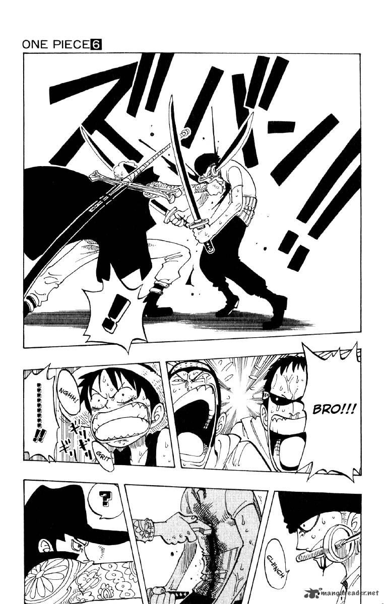 One Piece Chapter 51 page 13 - Chapter 51: Roronoa Zoro Falls Into the Sea