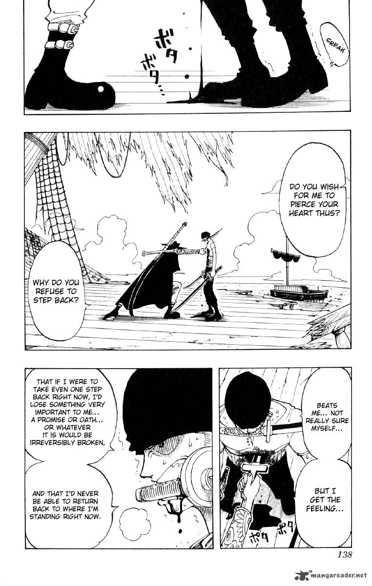 One Piece Chapter 51 page 14 - Chapter 51: Roronoa Zoro Falls Into the Sea