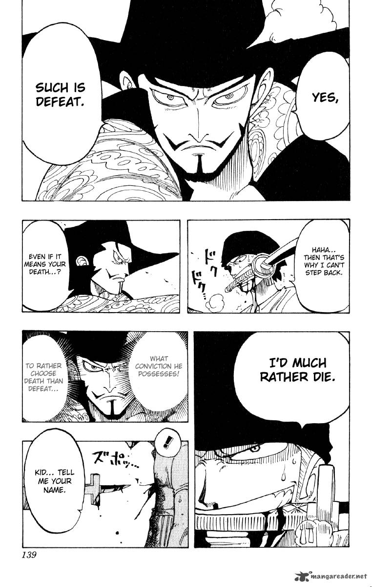 One Piece Chapter 51 page 15 - Chapter 51: Roronoa Zoro Falls Into the Sea