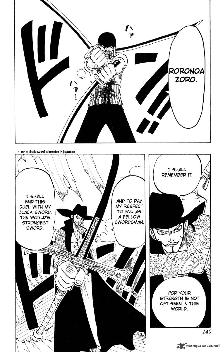 One Piece Chapter 51 page 16 - Chapter 51: Roronoa Zoro Falls Into the Sea