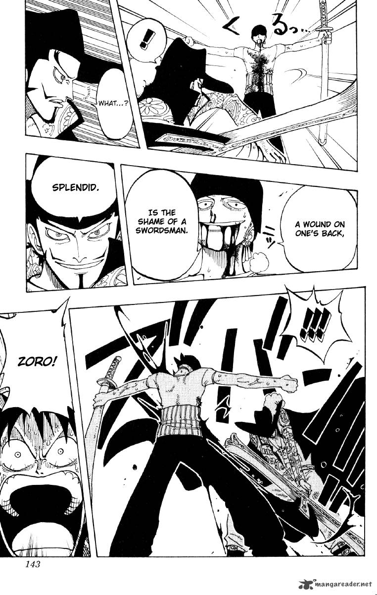 One Piece Chapter 51 page 19 - Chapter 51: Roronoa Zoro Falls Into the Sea