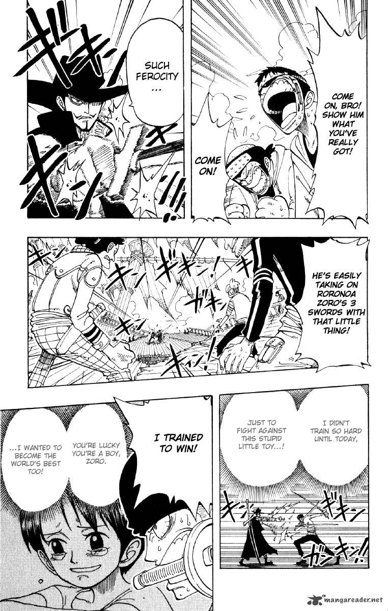 One Piece Chapter 51 page 9 - Chapter 51: Roronoa Zoro Falls Into the Sea