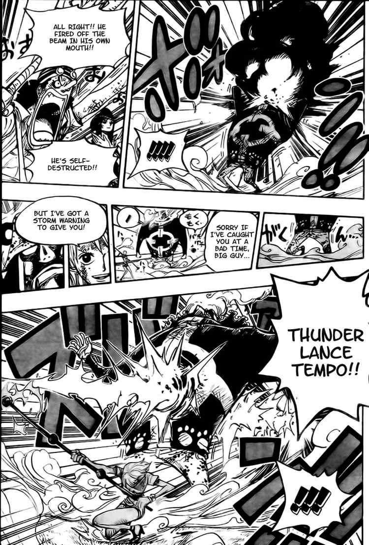 One Piece Chapter 510 page 15 - Chapter 510: Straw Hat Crew vs. Combat Weapon