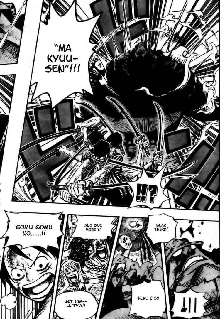 One Piece Chapter 510 page 18 - Chapter 510: Straw Hat Crew vs. Combat Weapon