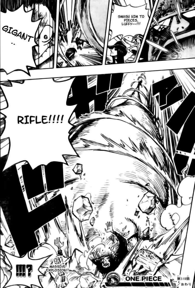 One Piece Chapter 510 page 19 - Chapter 510: Straw Hat Crew vs. Combat Weapon
