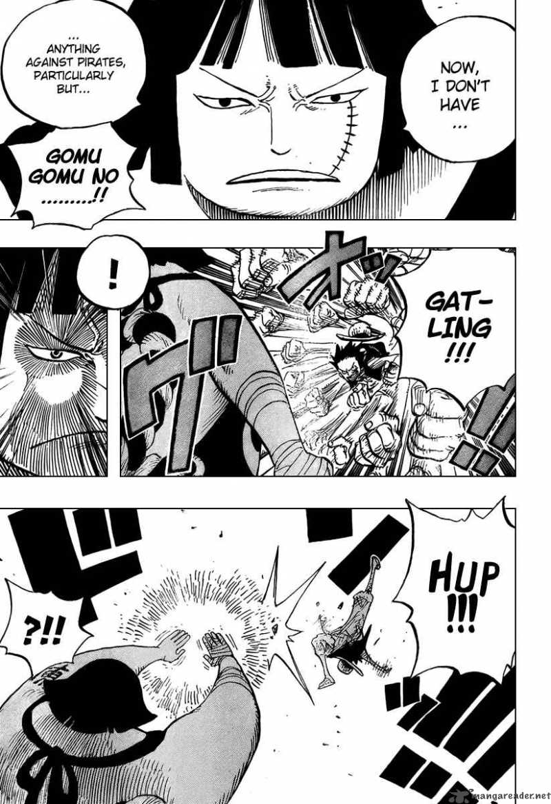 One Piece Chapter 511 page 12 - Chapter 511: Axe-Carrying Sentomaru