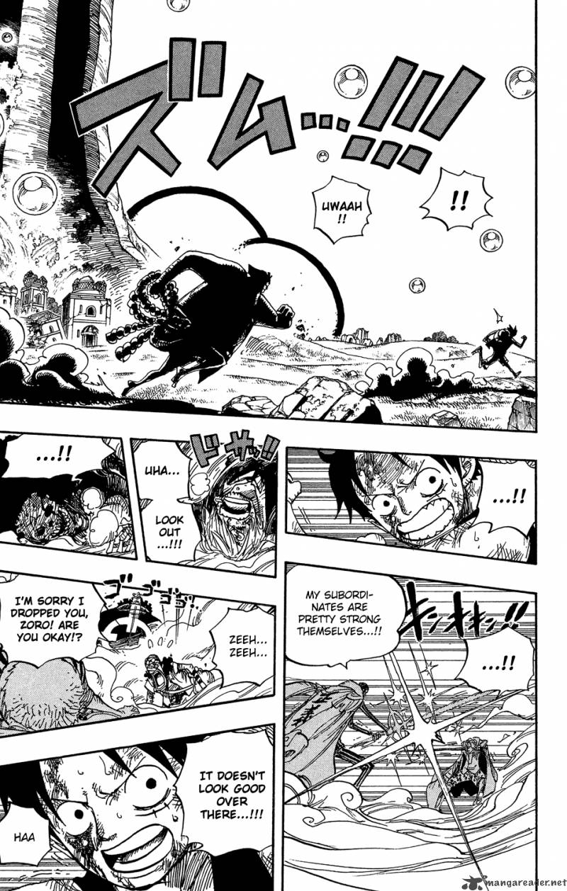 One Piece Chapter 512 page 12 - Chapter 512: Zoro, Gone