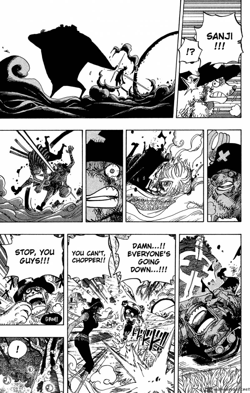 One Piece Chapter 512 page 14 - Chapter 512: Zoro, Gone