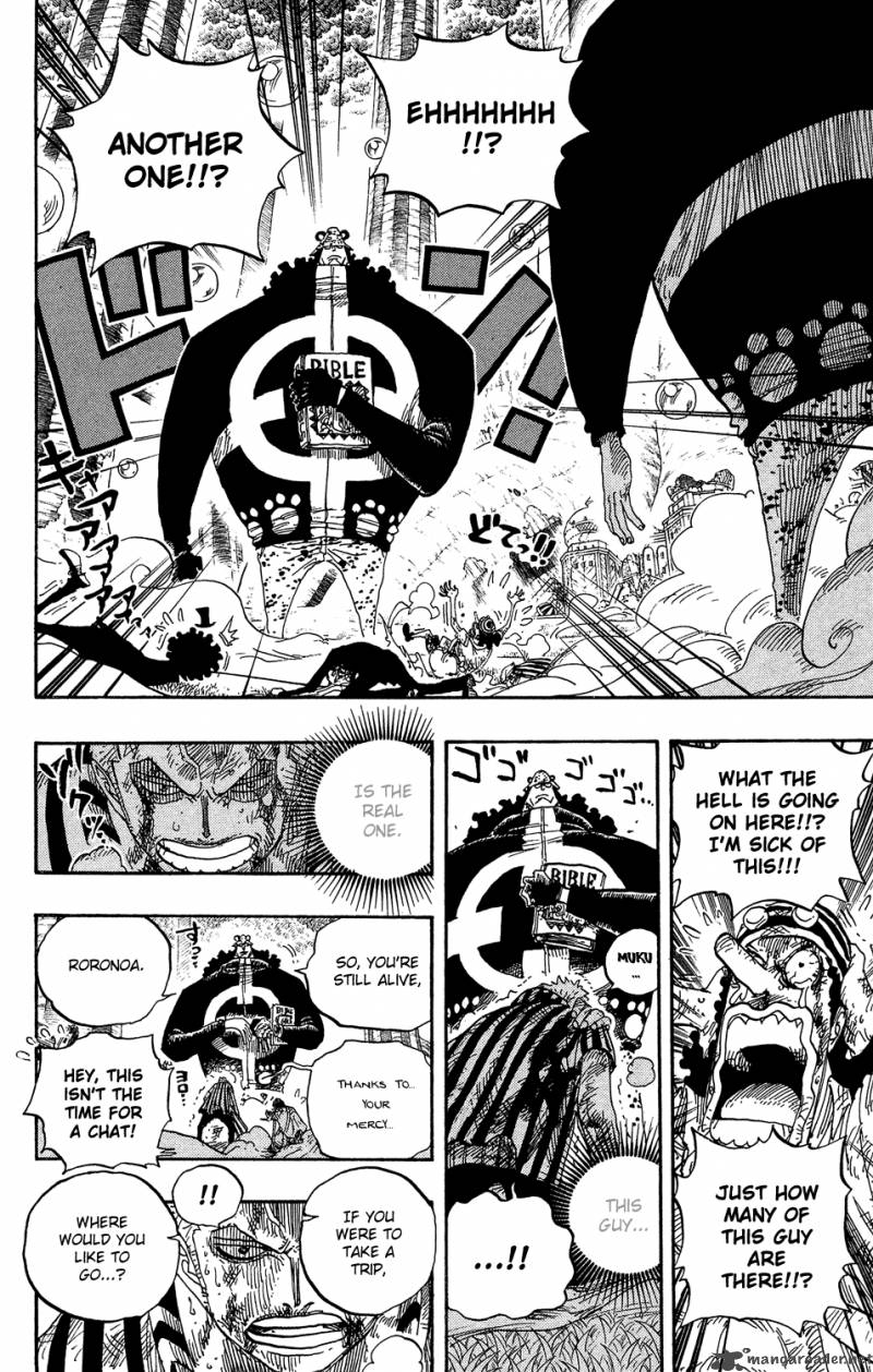 One Piece Chapter 512 page 17 - Chapter 512: Zoro, Gone