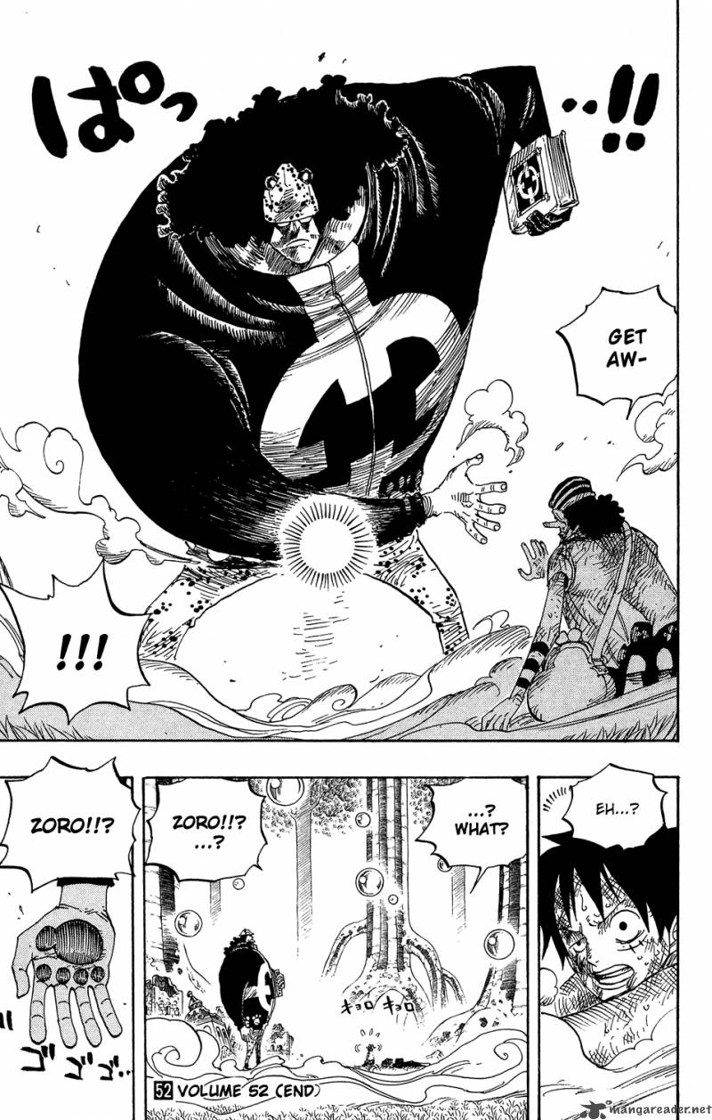 One Piece Chapter 512 page 18 - Chapter 512: Zoro, Gone