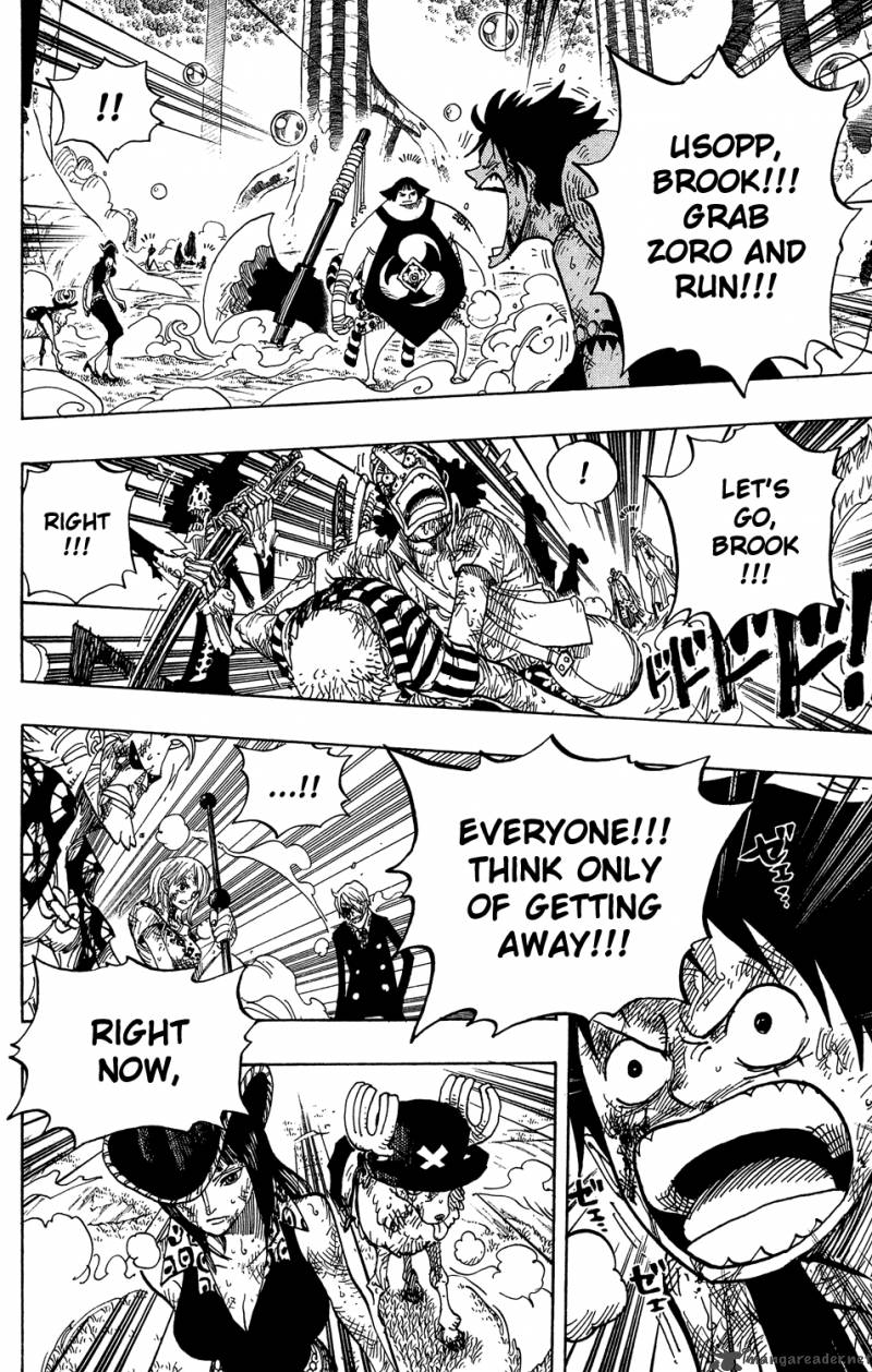 One Piece Chapter 512 page 3 - Chapter 512: Zoro, Gone