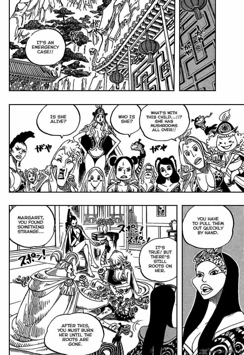 One Piece Chapter 514 page 15 - Chapter 514: Mushrooms-Grow-From-the-Body Mushroom