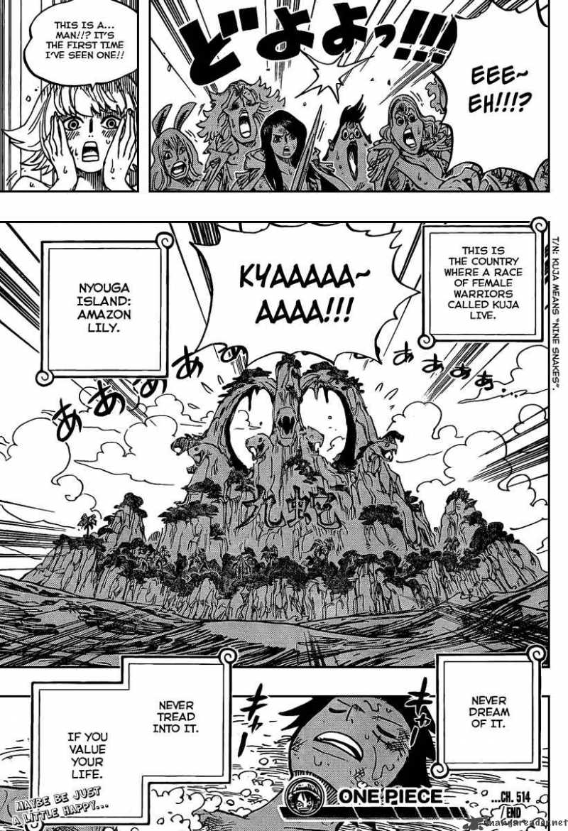 One Piece Chapter 514 page 18 - Chapter 514: Mushrooms-Grow-From-the-Body Mushroom