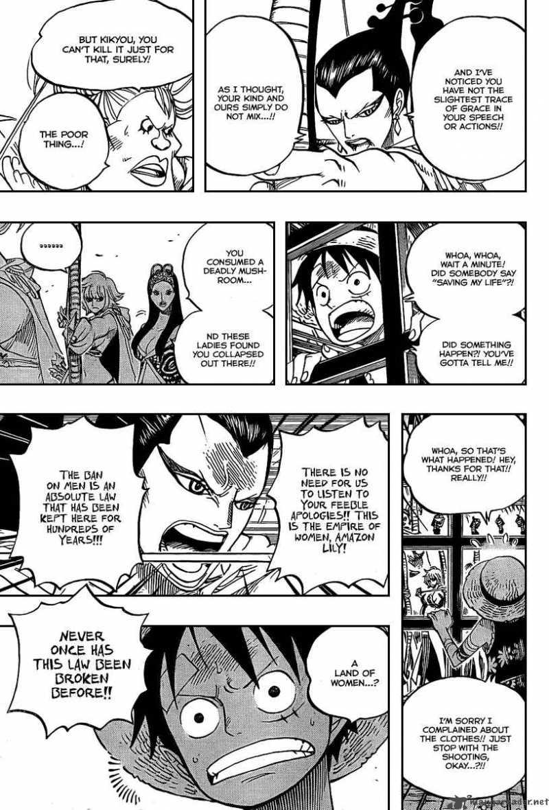 One Piece Chapter 515 page 10 - Chapter 515: Adventure on the Island of Women