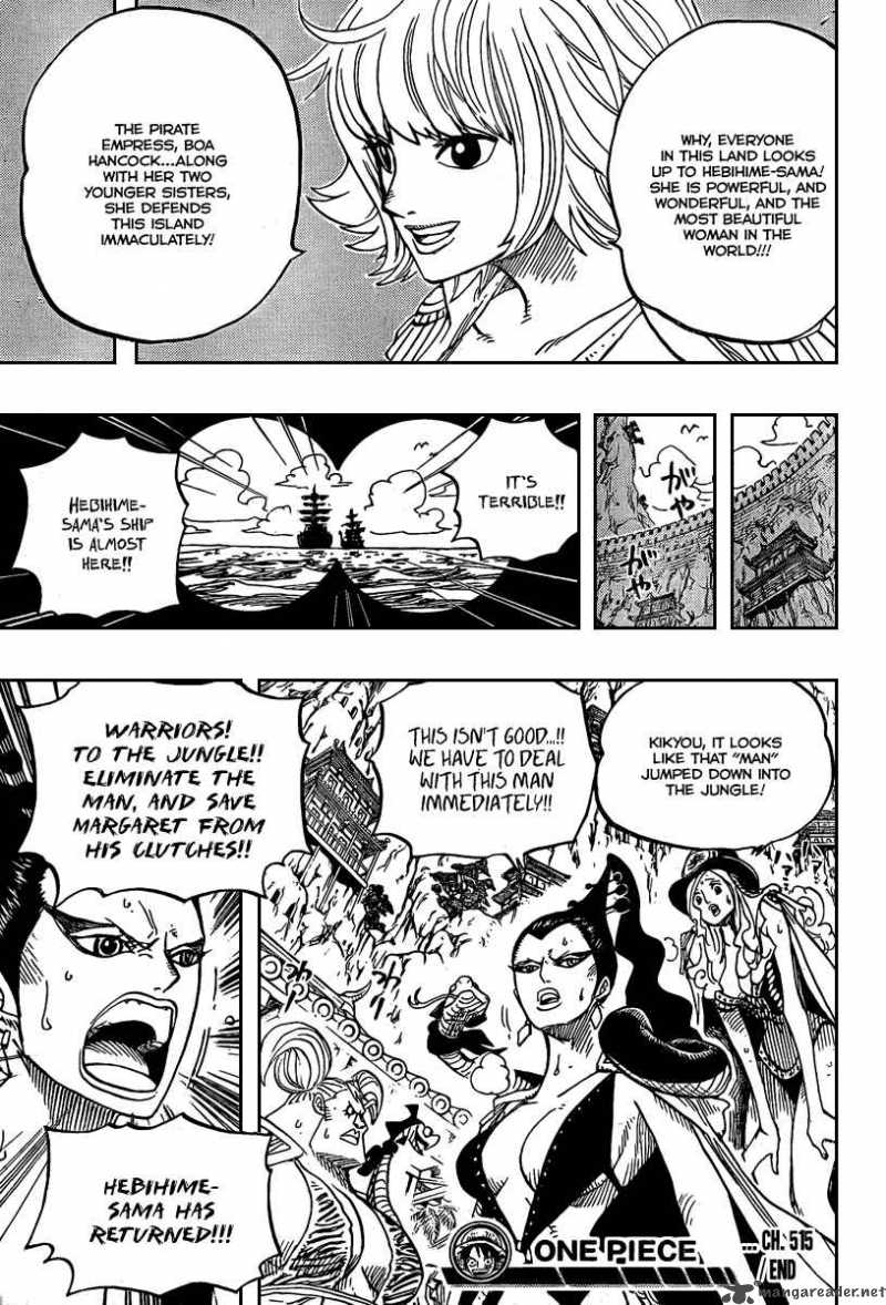 One Piece Chapter 515 page 18 - Chapter 515: Adventure on the Island of Women
