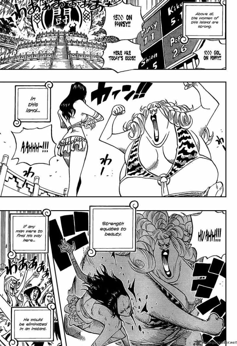 One Piece Chapter 515 page 4 - Chapter 515: Adventure on the Island of Women