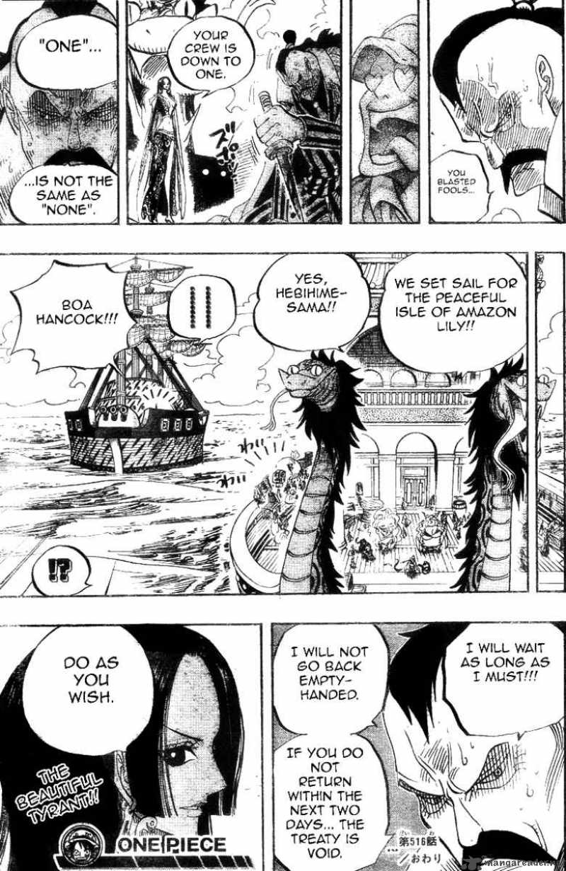 One Piece Chapter 516 page 17 - Chapter 516: Pirate Empress Boa Hancock