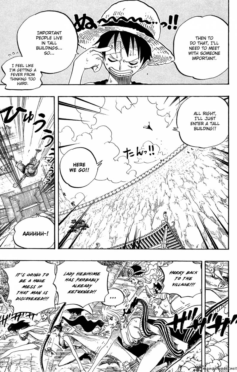One Piece Chapter 517 page 17 - Chapter 517: Bathing