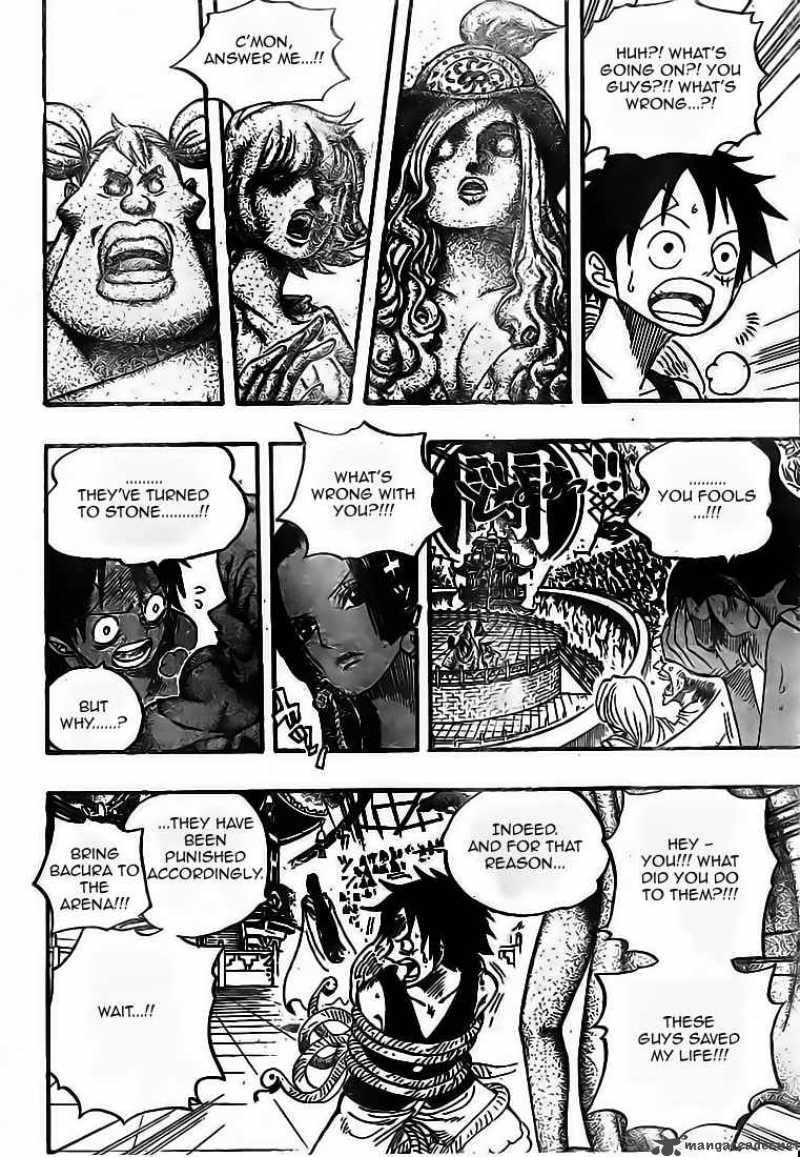One Piece Chapter 518 page 12 - Chapter 518: The Arena