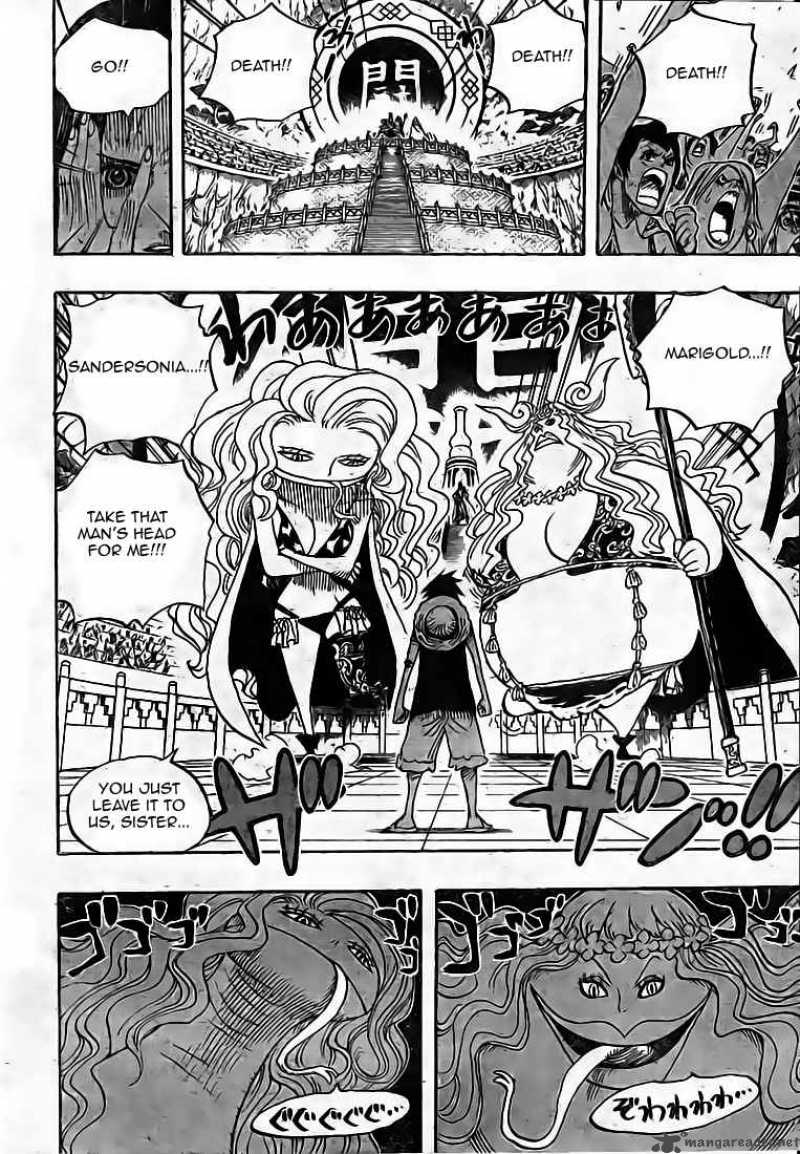 One Piece Chapter 518 page 18 - Chapter 518: The Arena