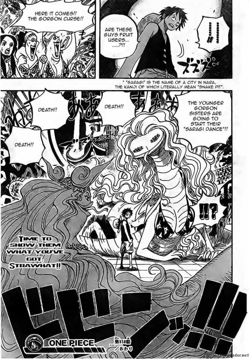 One Piece Chapter 518 page 19 - Chapter 518: The Arena