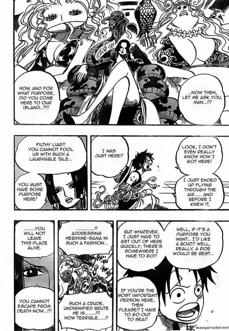 One Piece Chapter 518 page 8 - Chapter 518: The Arena