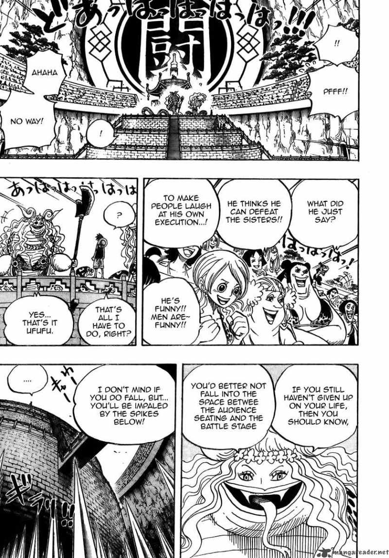 One Piece Chapter 519 page 5 - Chapter 519: A King's Disposition