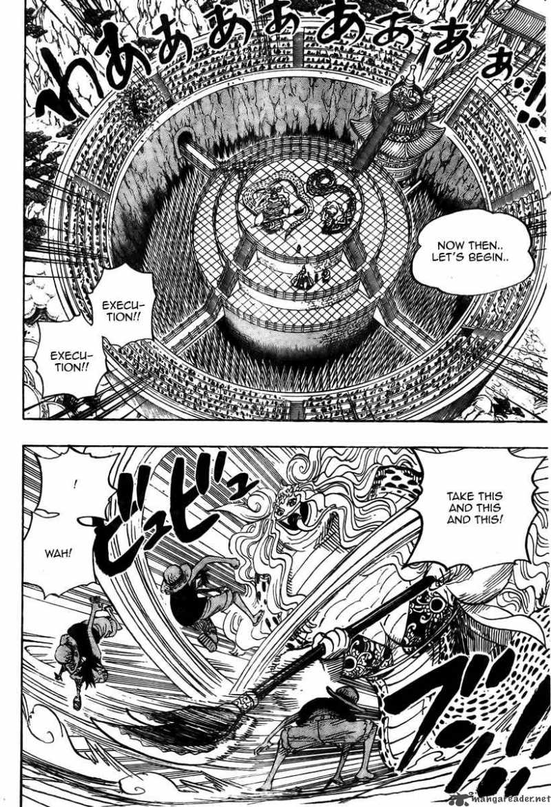 One Piece Chapter 519 page 6 - Chapter 519: A King's Disposition