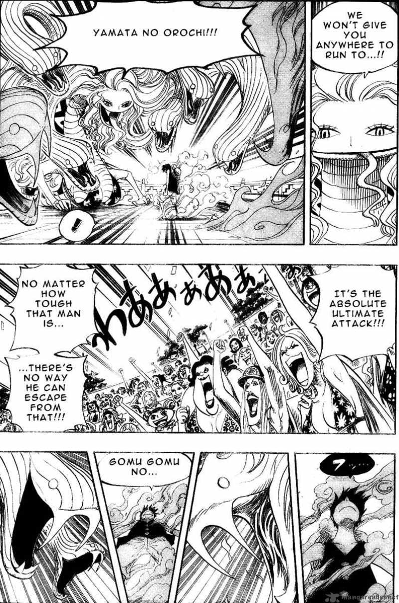 One Piece Chapter 520 page 10 - Chapter 520: Eye of the Gorgon