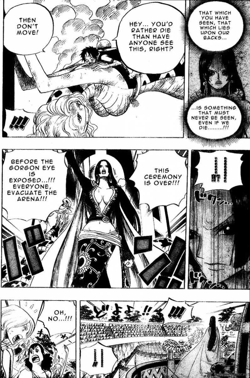 One Piece Chapter 520 page 16 - Chapter 520: Eye of the Gorgon